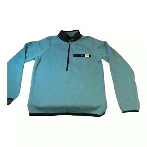 Mens The North Face Gordon Lyons 1/4 Zip Pullover Fleece Sweater Jacket Blue S
